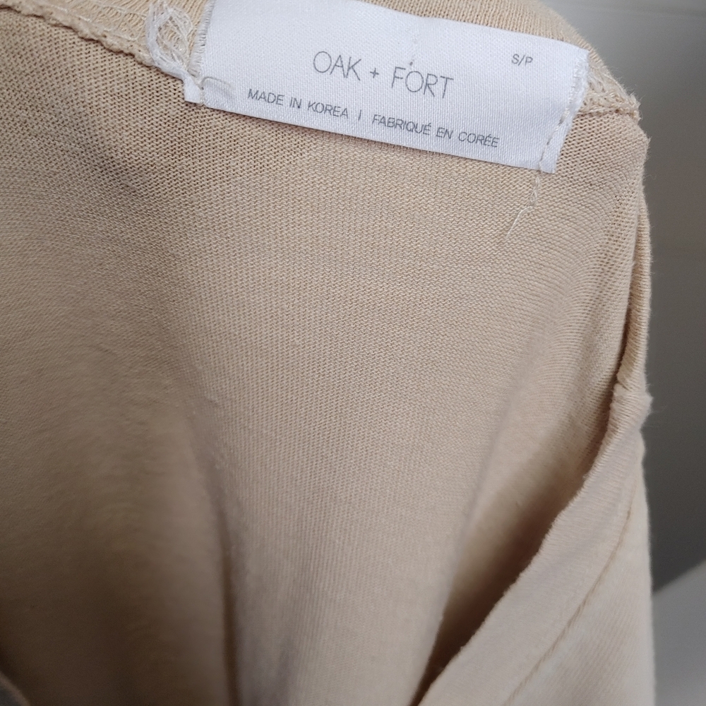 Oak + Fort tiered cotton midi dress size S - Picture 10 of 14